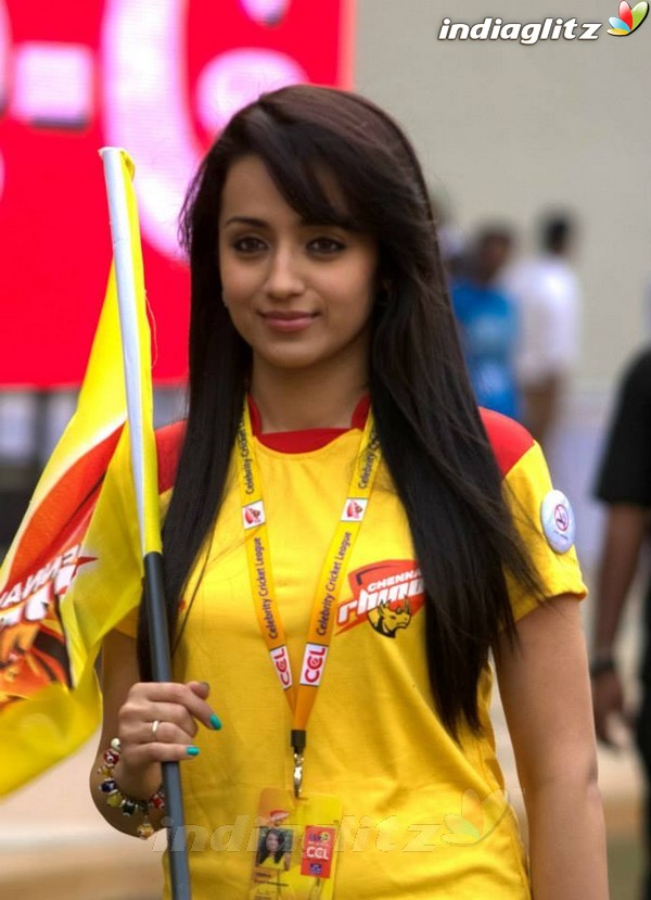 Trisha Krishnan @ Celebrity Cricket League